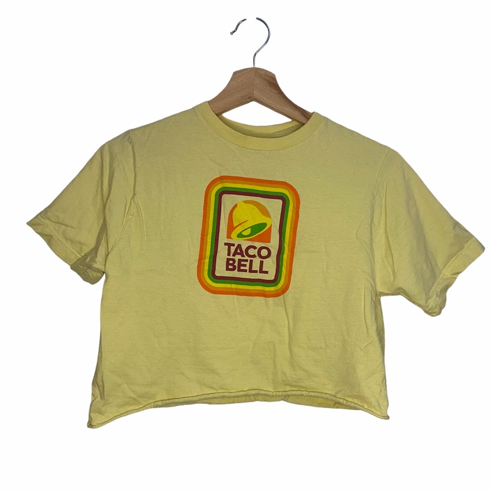 Cropped “Taco Bell” Graphic Tee